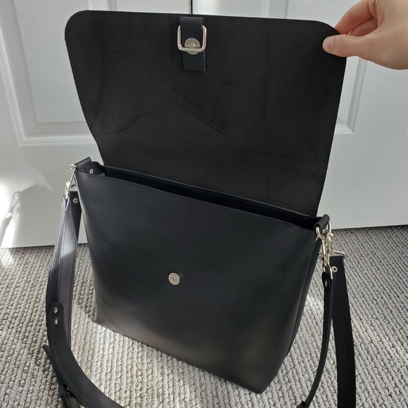 Handmade leather laptop bag - Picture 9 of 11